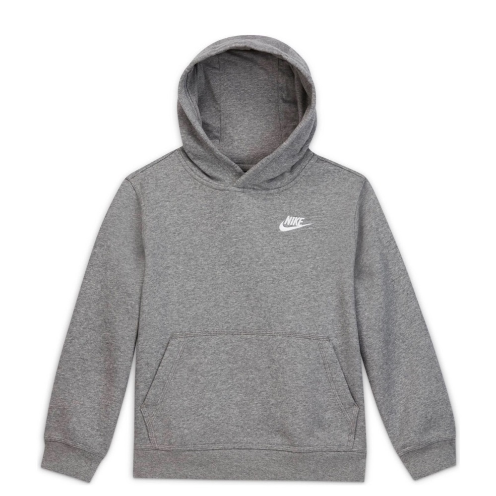 Nike Kids Heather Gray Hoodie